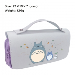 TOTORO Anime PU canvas flip th...