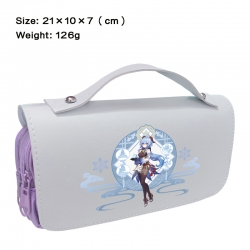 Genshin Impact Anime PU canvas...