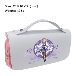 Genshin Impact Anime PU canvas...