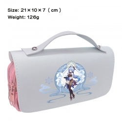 Genshin Impact Anime PU canvas...