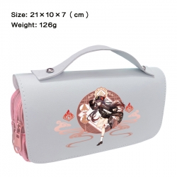 Genshin Impact Anime PU canvas...