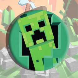 Minecraft Anime tinplate brooc...