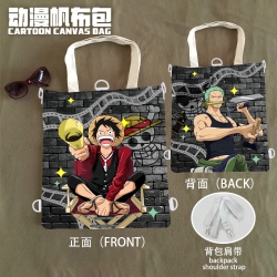 One Piece Anime Canvas Bag Sho...