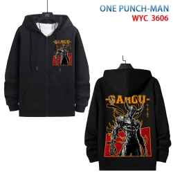 One Punch Man Anime cotton zip...