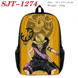 One Piece Anime nylon canvas b...