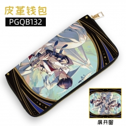 Yugioh Anime leather zipper wa...