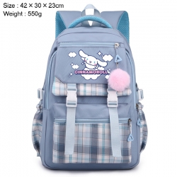 Sanrio Anime Plaid Backpack Fo...