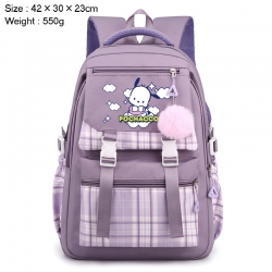 Sanrio Anime Plaid Backpack Fo...