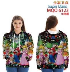 Super Mario Long Sleeve Hooded...