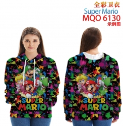 Super Mario Long Sleeve Hooded...