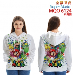 Super Mario Long Sleeve Hooded...