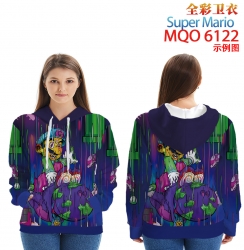 Super Mario Long Sleeve Hooded...