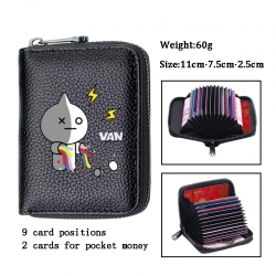 BTS Anime PU change bag card h...