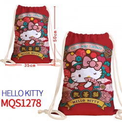 hello kitty Canvas drawstring ...