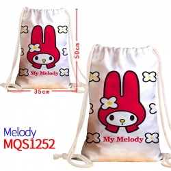 melody Canvas drawstring pocke...