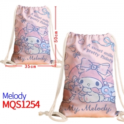 melody Canvas drawstring pocke...