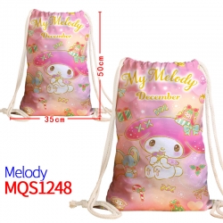 melody Canvas drawstring pocke...