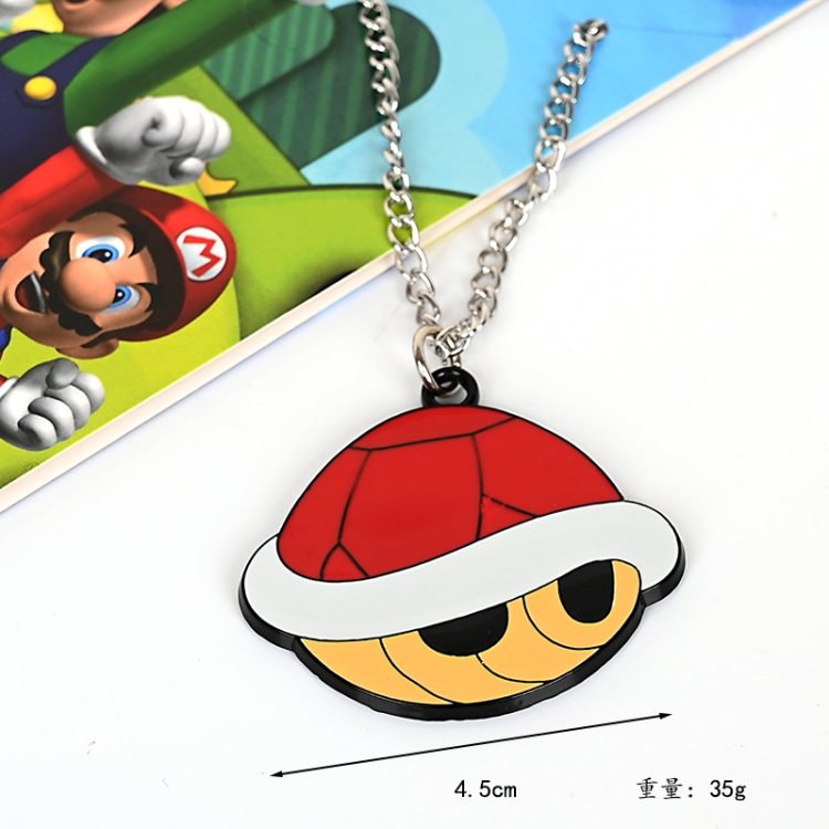 Super Mario Anime cartoon metal necklace pendant price for 5 pcs