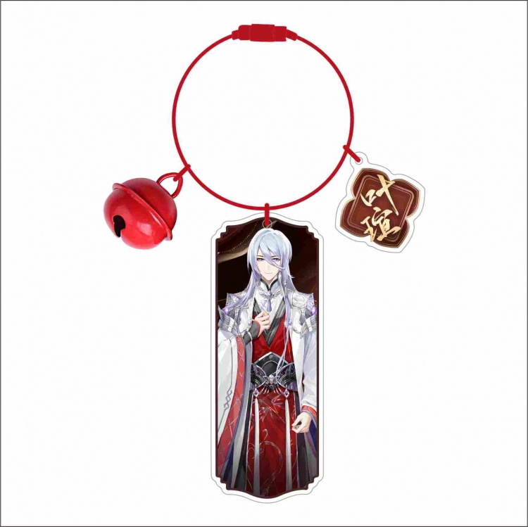 For All Time Anime surrounding sandwich double-sided laser column keychain