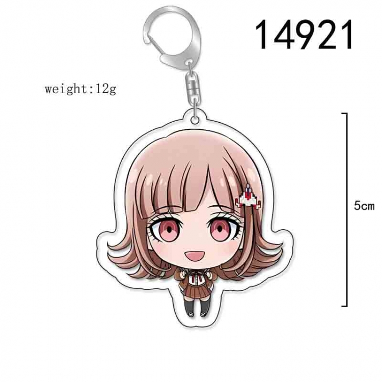 Dangan-Ronpa Anime Acrylic Keychain Charm price for 5 pcs 14921