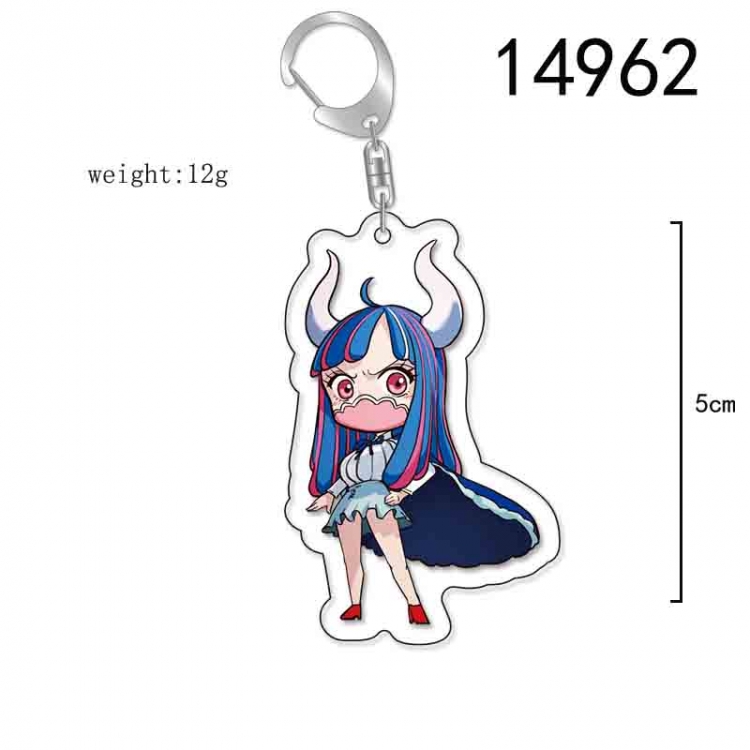 One Piece Anime Acrylic Keychain Charm price for 5 pcs 14962