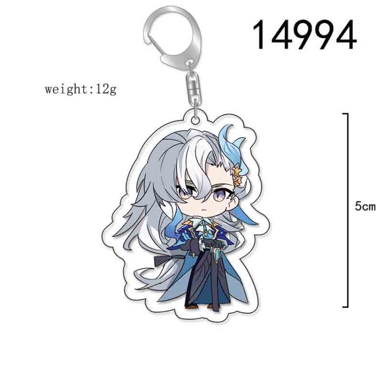 Genshin Impact Anime Acrylic Keychain Charm price for 5 pcs 14994