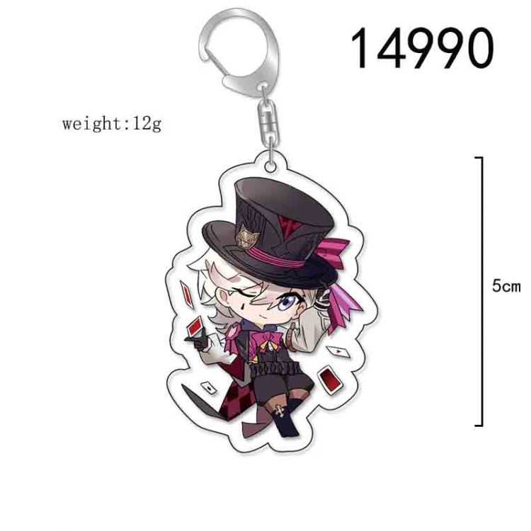Genshin Impact Anime Acrylic Keychain Charm price for 5 pcs 14990