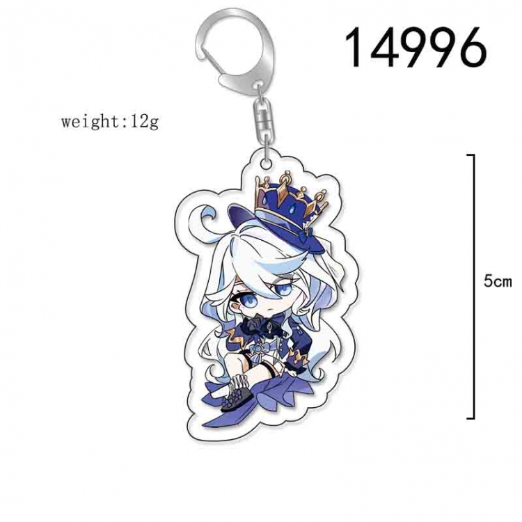 Genshin Impact Anime Acrylic Keychain Charm price for 5 pcs 14996