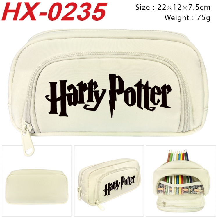Harry Potter Anime 3D pen bag with partition stationery box 20x10x7.5cm 75g HX-0235