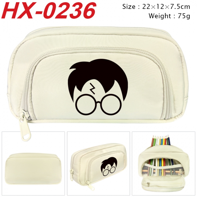 Harry Potter Anime 3D pen bag with partition stationery box 20x10x7.5cm 75g HX-0236