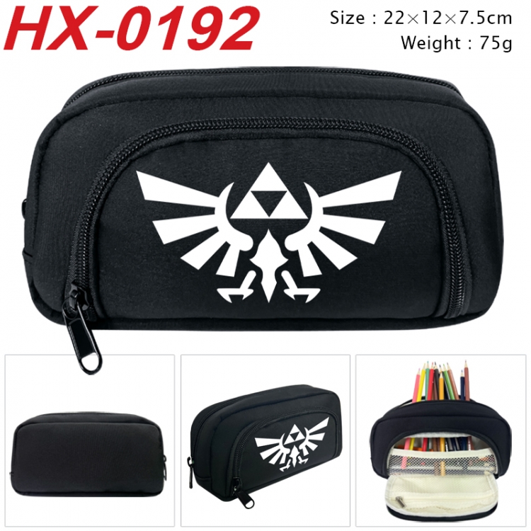 The Legend of Zelda Anime 3D pen bag with partition stationery box 20x10x7.5cm 75g HX-0192