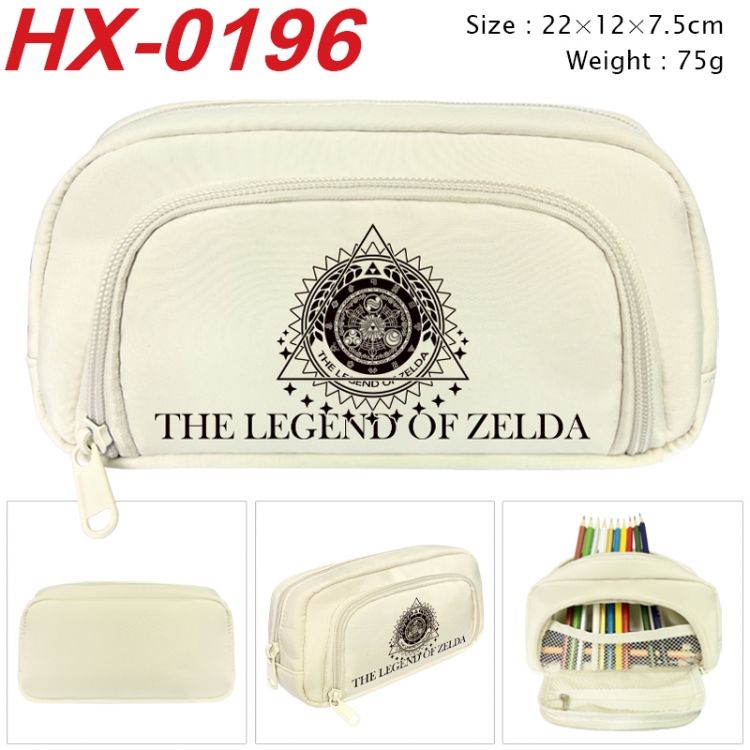 The Legend of Zelda Anime 3D pen bag with partition stationery box 20x10x7.5cm 75g HX-0196
