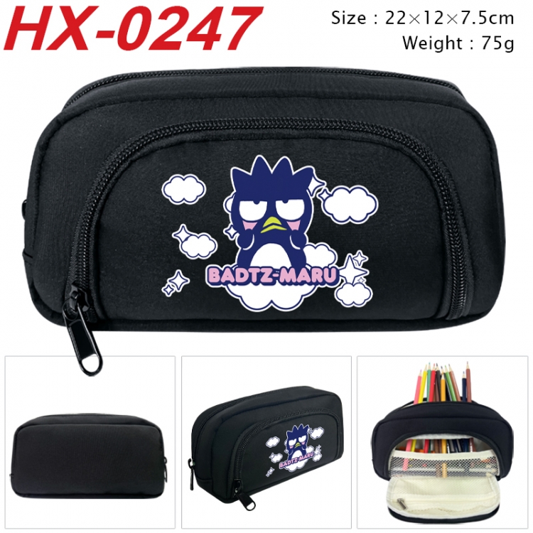 sanrio Anime 3D pen bag with partition stationery box 20x10x7.5cm 75g  HX-0247