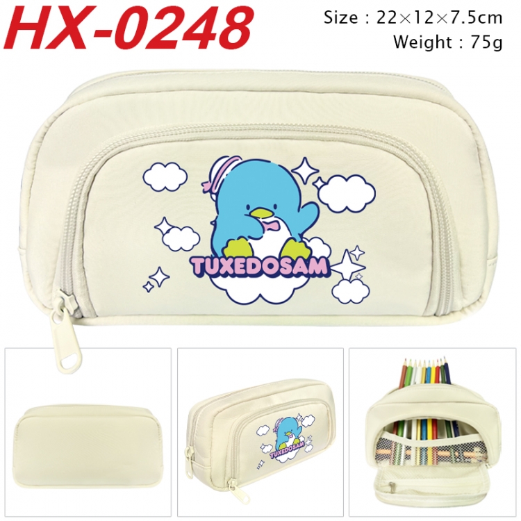 sanrio Anime 3D pen bag with partition stationery box 20x10x7.5cm 75g  HX-0248