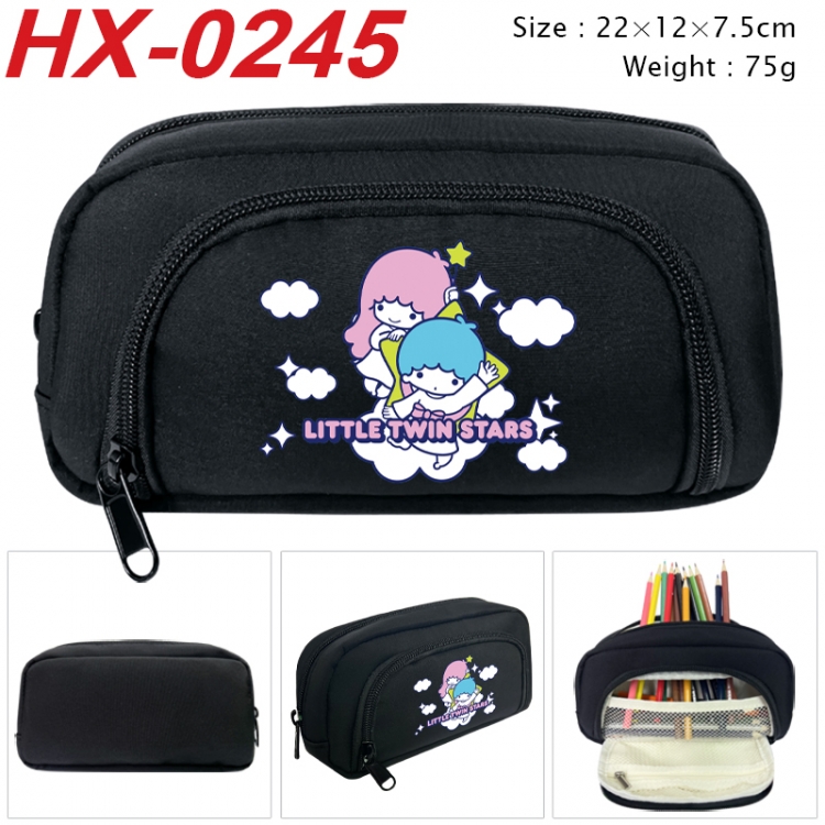 sanrio Anime 3D pen bag with partition stationery box 20x10x7.5cm 75g  HX-0245