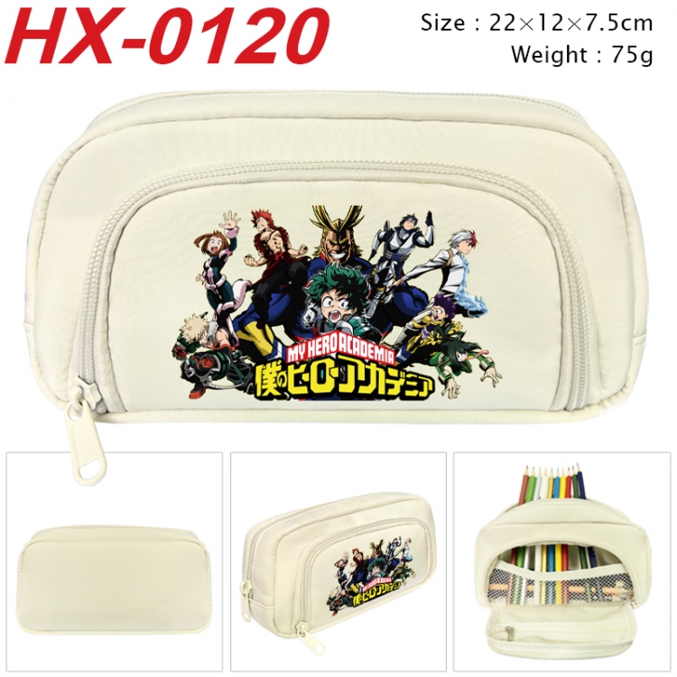 My Hero Academia Anime 3D pen bag with partition stationery box 20x10x7.5cm 75g  HX-0120