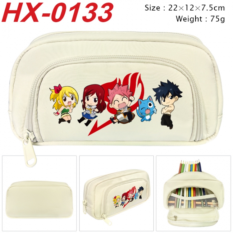 Fairy tail Anime 3D pen bag with partition stationery box 20x10x7.5cm 75g HX-0133