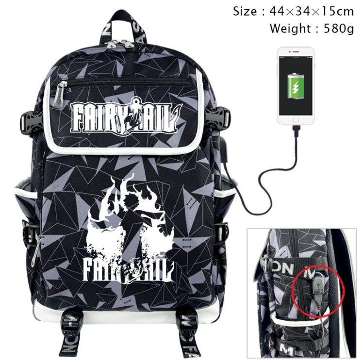 Fairy tail Anime 3D pen bag with partition stationery box 20x10x7.5cm 75g