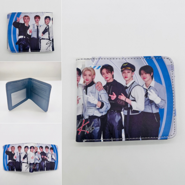 Stray Kids Full color Two fold short card case wallet 11X9.5CM