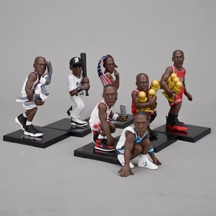 Jordon Boxed Figure Decoration Model 15-10cm a set of 7