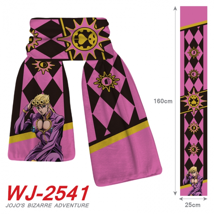 JoJos Bizarre Adventure Anime Plush Impression Scarf Neck 25x160cm WJ-2541