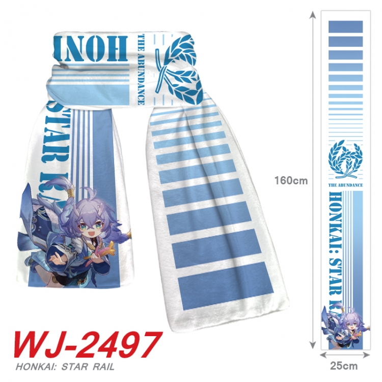 Honkai: Star Rail Anime Plush Impression Scarf Neck 25x160cm WJ-2497