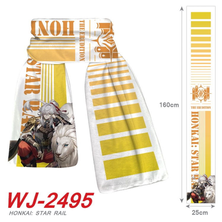 Honkai: Star Rail Anime Plush Impression Scarf Neck 25x160cm WJ-2495