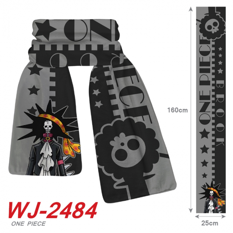 One Piece Anime Plush Impression Scarf Neck 25x160cm WJ-2484