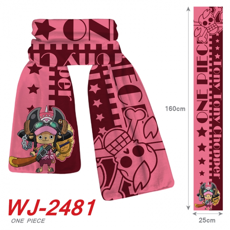 One Piece Anime Plush Impression Scarf Neck 25x160cm  WJ-2481