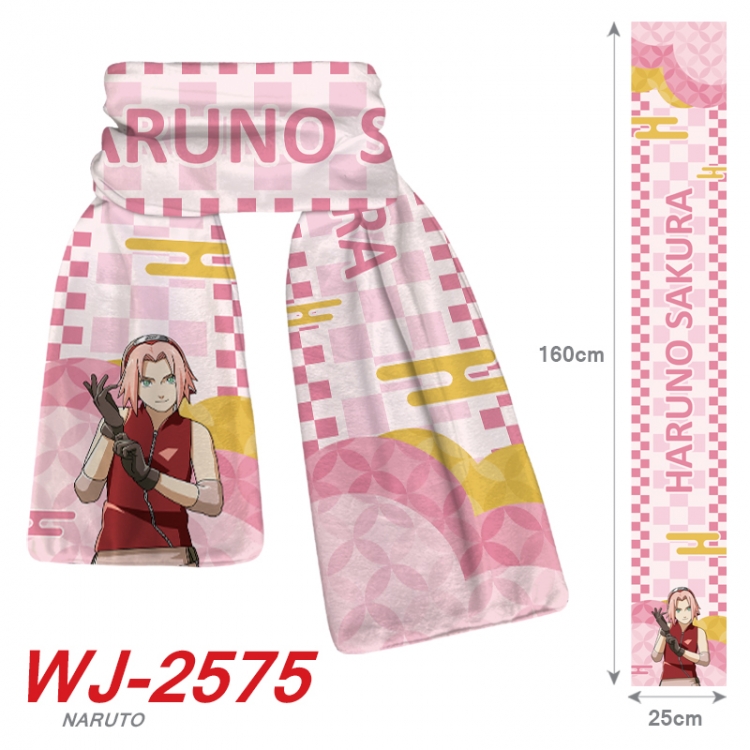 Naruto Anime Plush Impression Scarf Neck 25x160cm WJ-2575