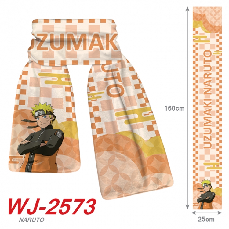 Naruto Anime Plush Impression Scarf Neck 25x160cm  WJ-2573