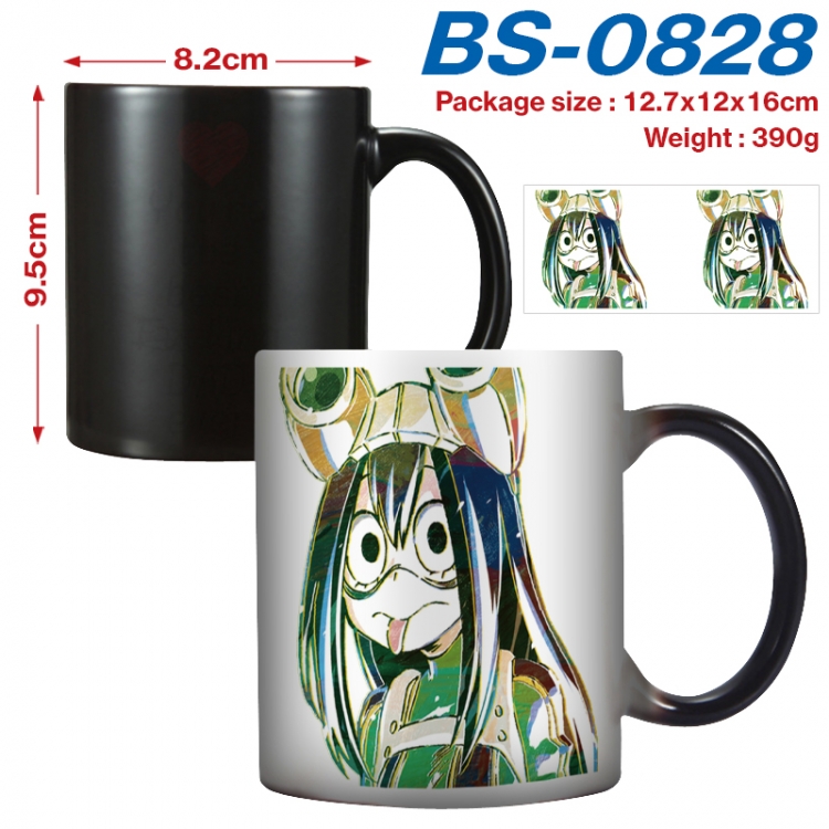 My Hero Academia Anime high-temperature color-changing printing ceramic mug 400ml  BS-0828