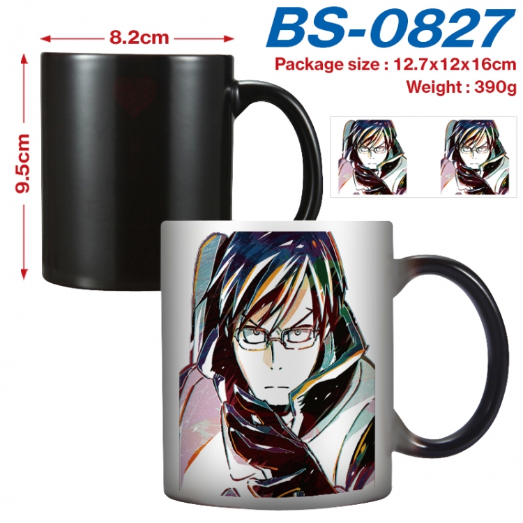 My Hero Academia Anime high-temperature color-changing printing ceramic mug 400ml BS-0827