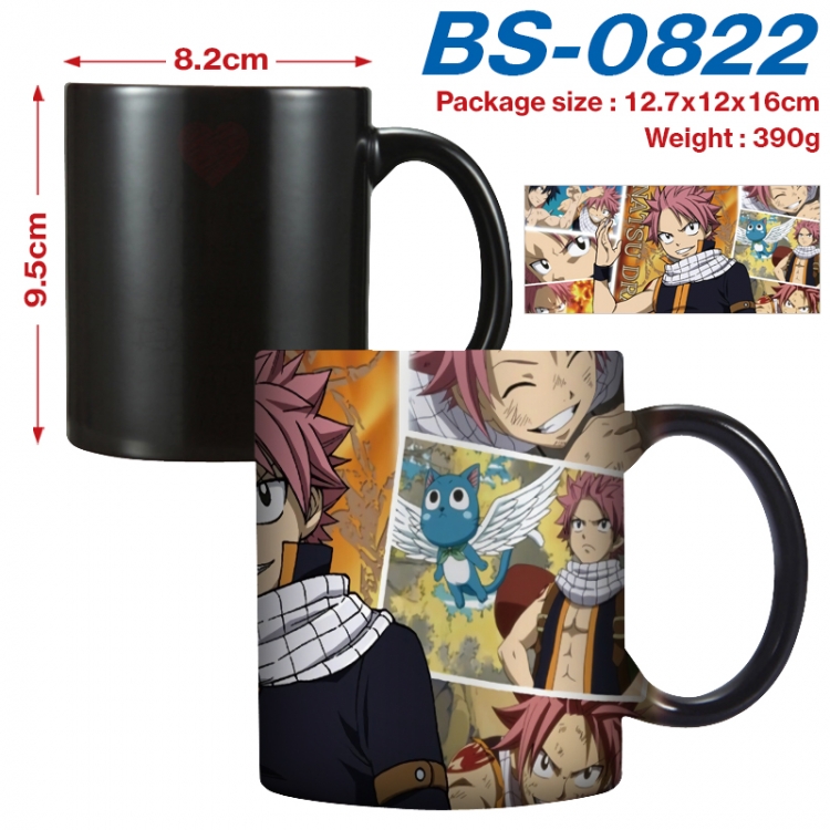 Fairy tail Anime high-temperature color-changing printing ceramic mug 400ml BS-0822